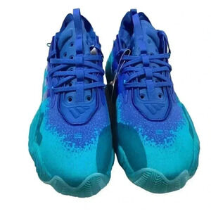 Adidas Basketball Shoes Mens Size 12 Blue Trae Young 3 Sneakers NEW